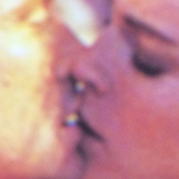 rephotographed found images of people kissing